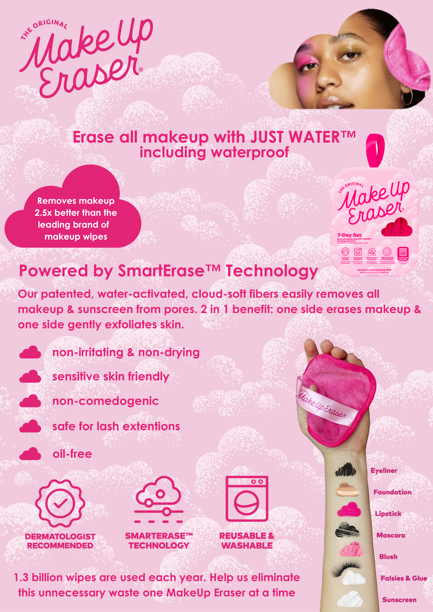 WARM NEUTRAL 7-DAY SET | MAKEUP ERASER