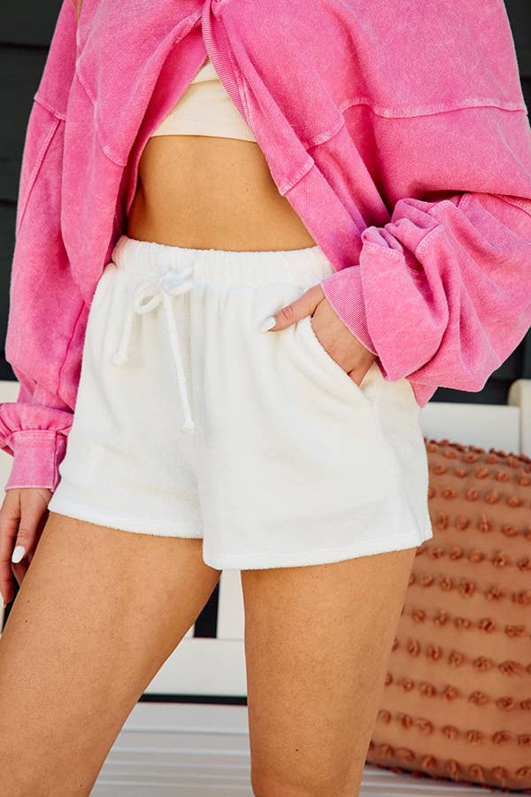 SOLID LOOP TERRY SHORTS