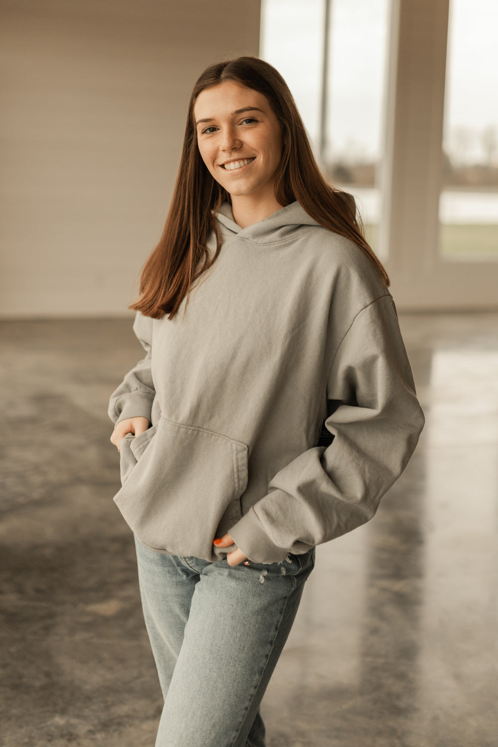 PIGMENT DYE 14 OZ. HEAVY FLEECE HOODED PULLOVER