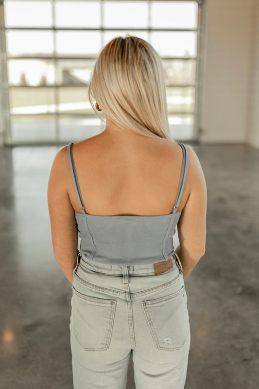 CONTOUR CAMI BODYSUIT-PERIWINKLE