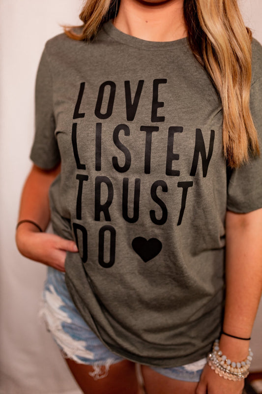 LOVE LISTEN TRUST DO