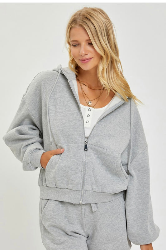 BALLOON SLEEVE HOODIE