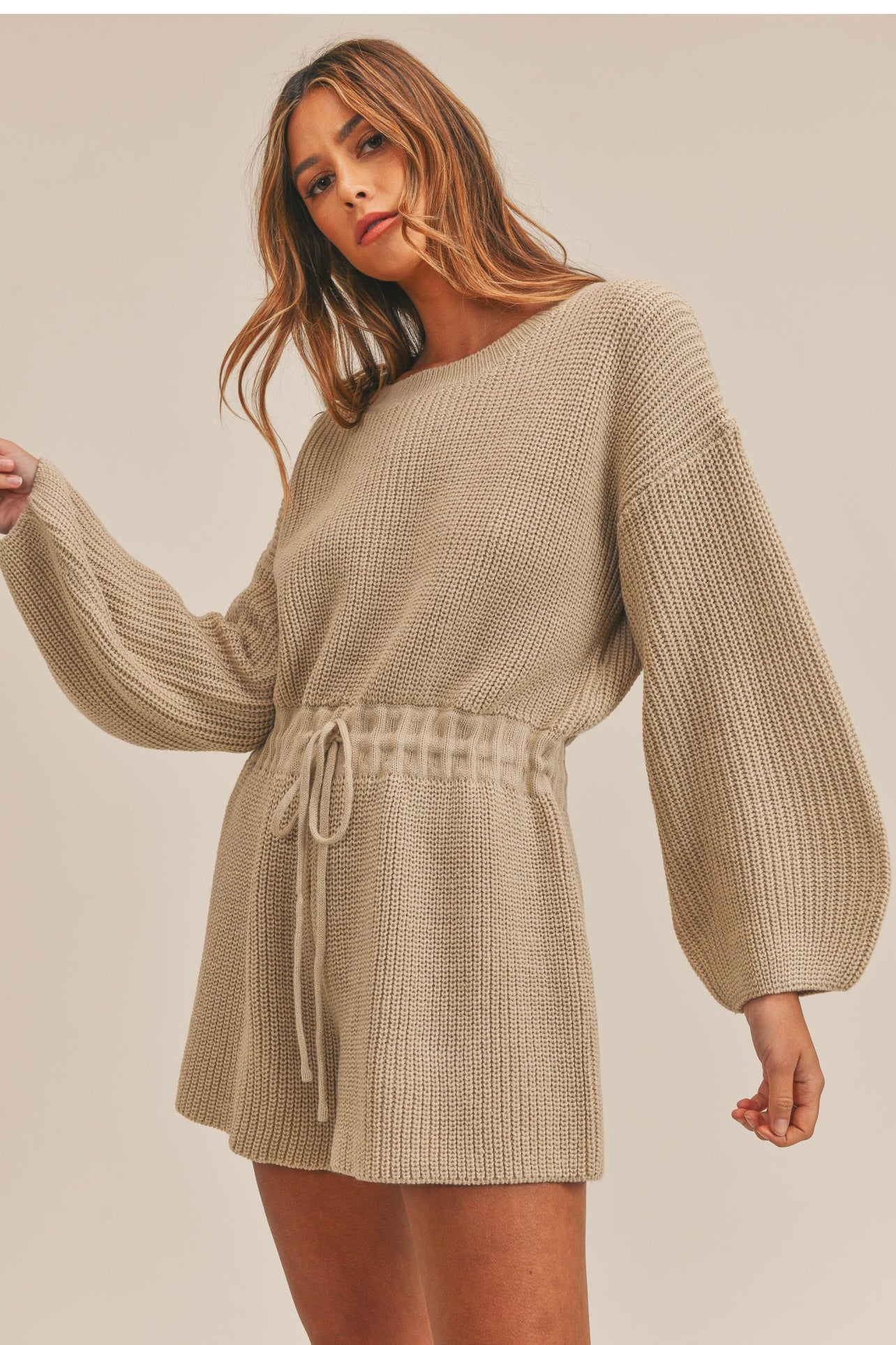FREE TO BE SWEATER ROMPER