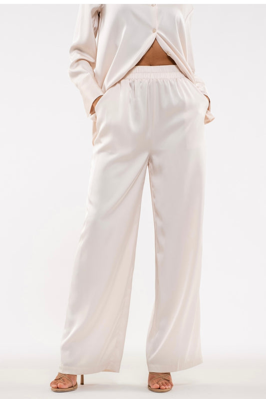 SOLID SATIN SET