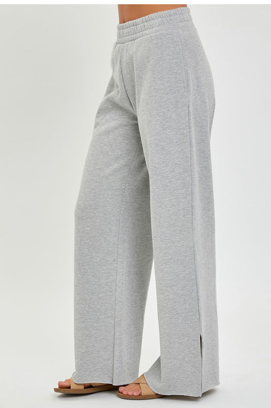WIDE LEG SLIT PANT