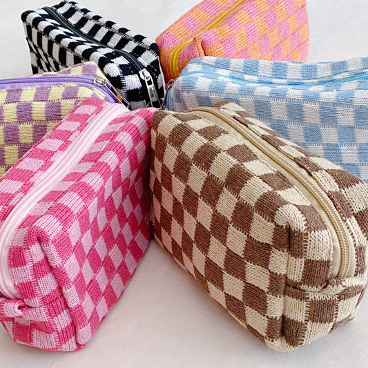 CHECK YOURSELF COSMETIC BAG