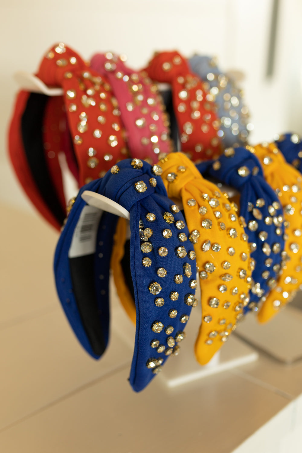 CAN'T STOP YOUR SHINE RHINESTONE HEADBAND-ROYAL BLUE