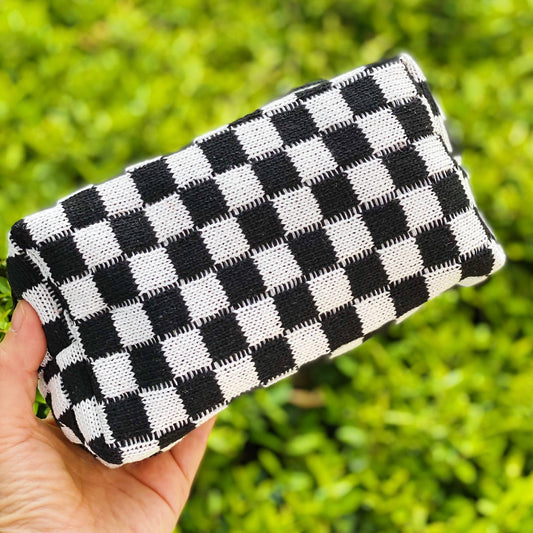 CHECK YOURSELF COSMETIC BAG