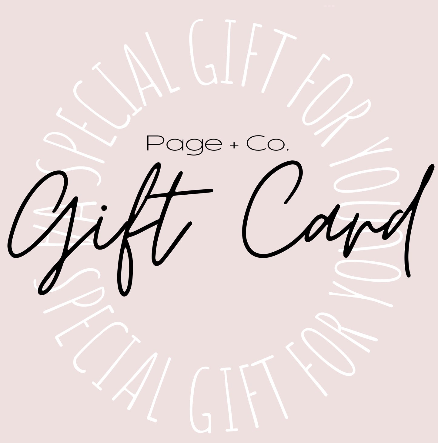 PAGE + CO. GIFT CARD