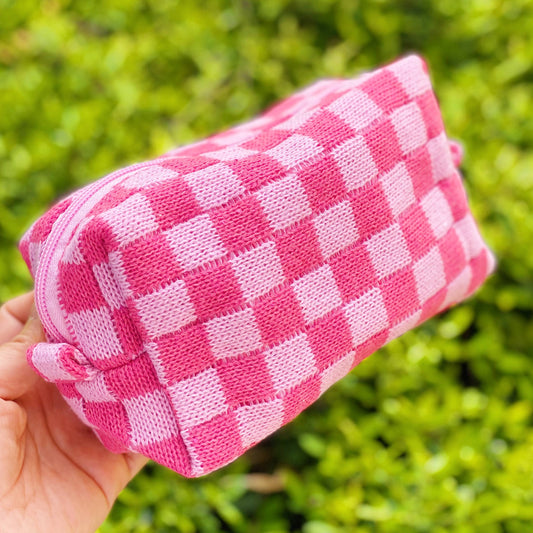 CHECK YOURSELF COSMETIC BAG