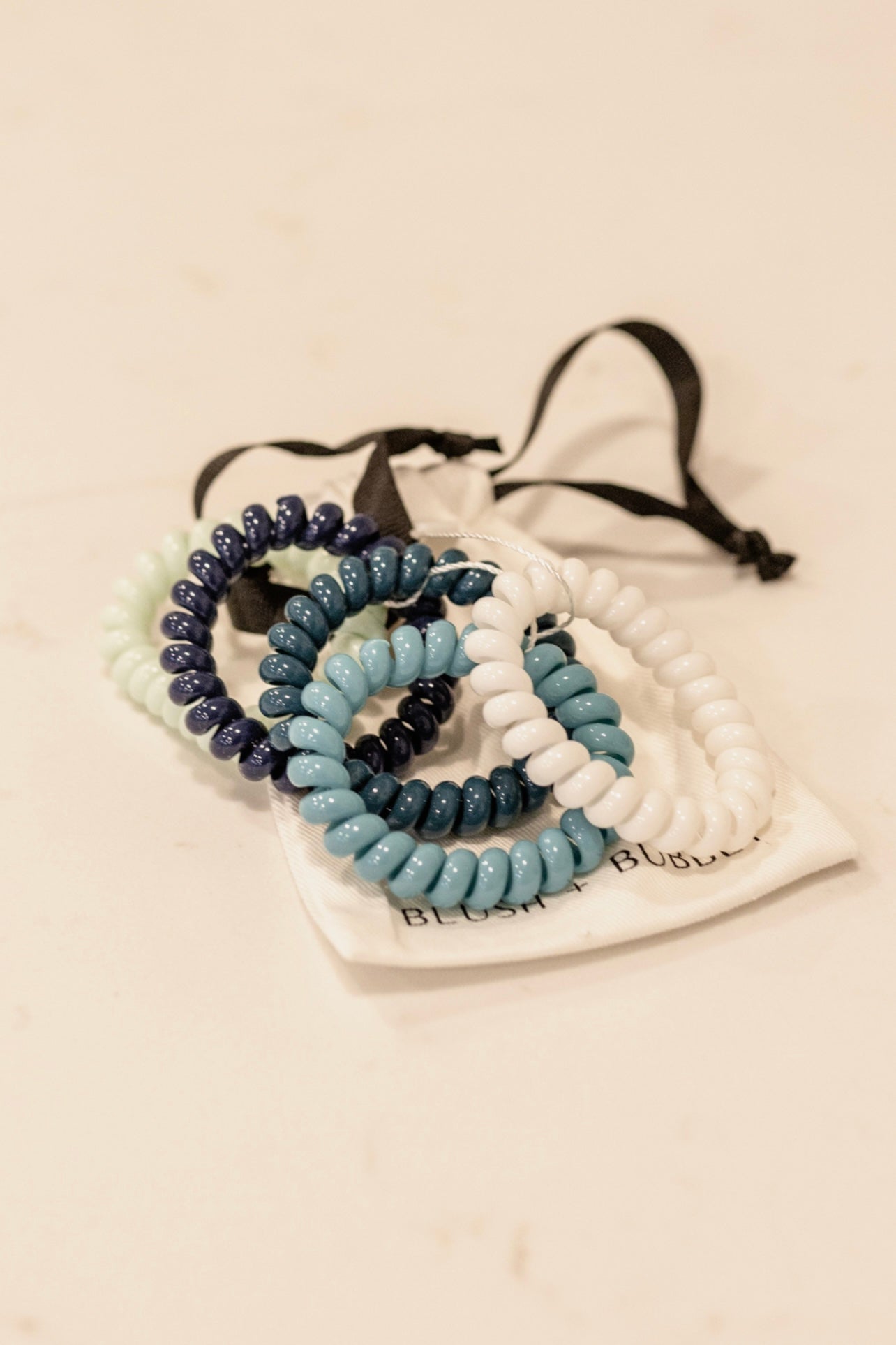 COIL HAIR TIE SET OF 5