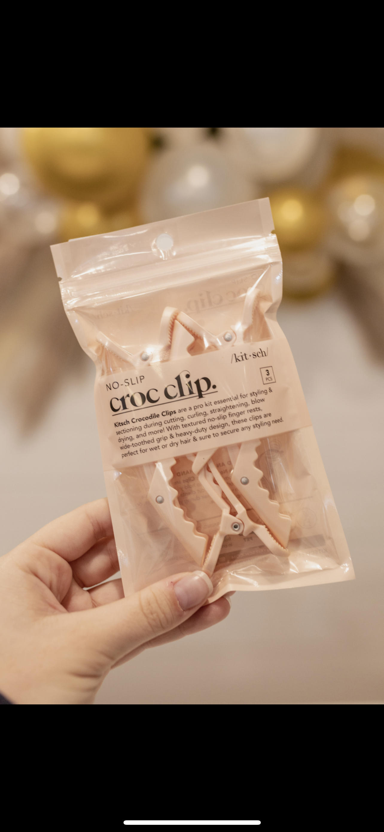 NO SLIP CROCODILE CLIP (3pc)